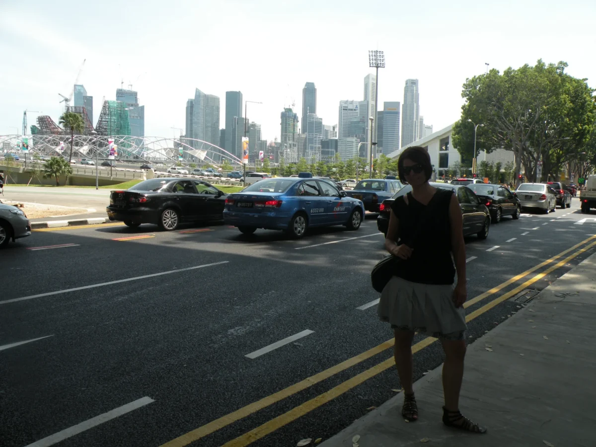 Erika v uliciach – Singapur