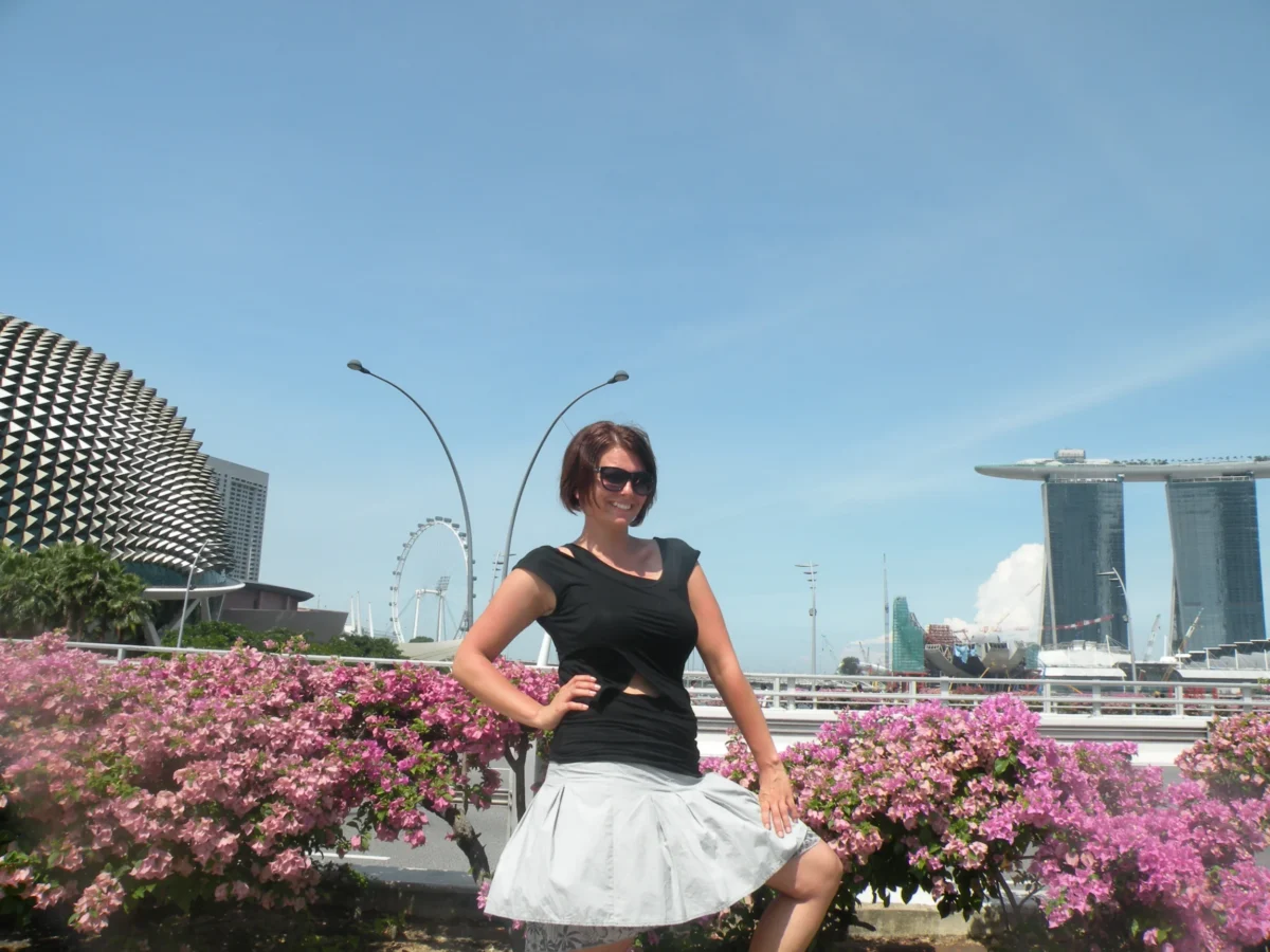 Erika v Merlion parku – Singapur