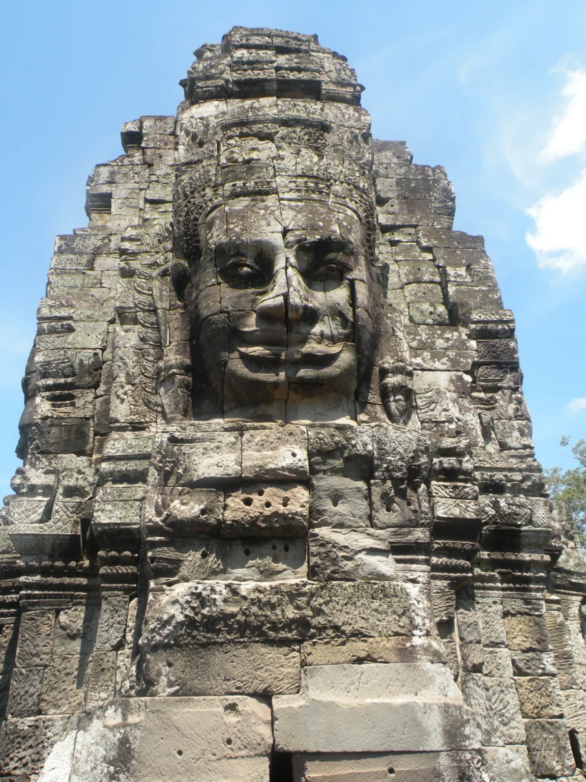 Kamenné tváre chrámu Bayon – Angkor, Kambodža