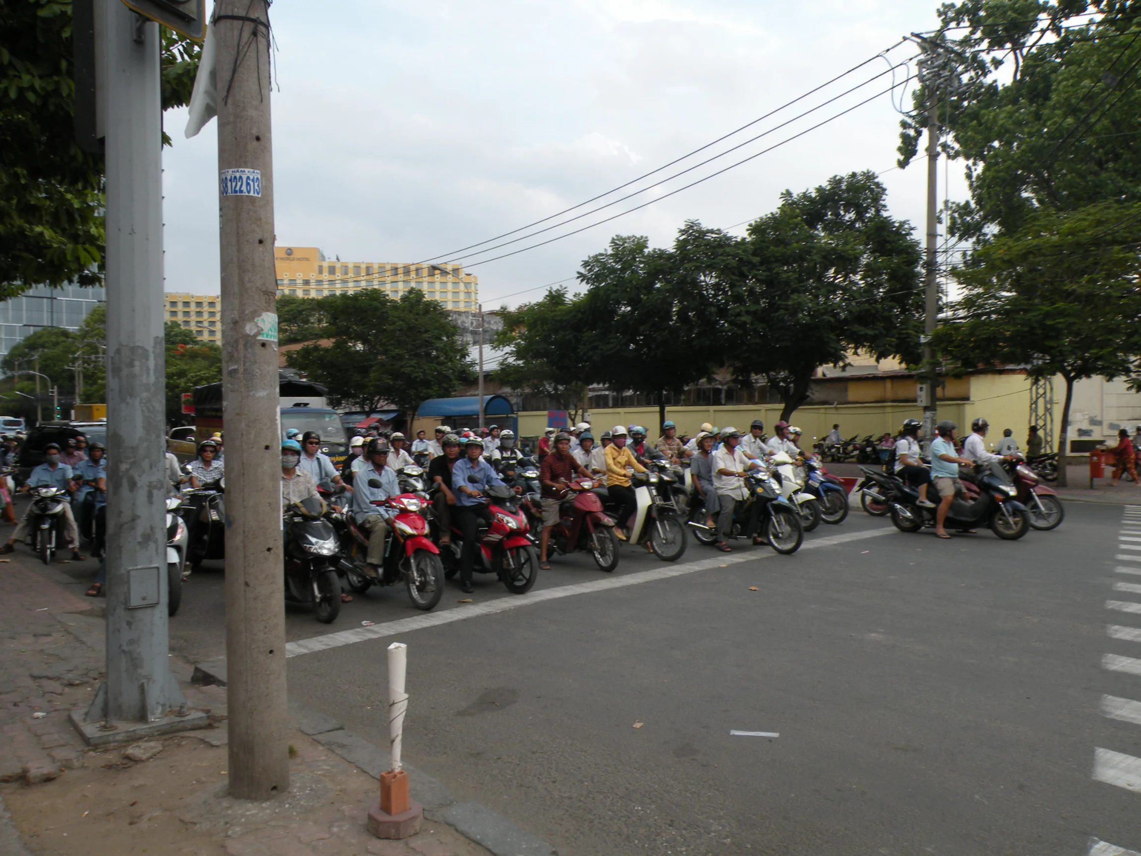 Tisíce motoriek v uliciach – Ho Či Minovo Mesto, Vietnam