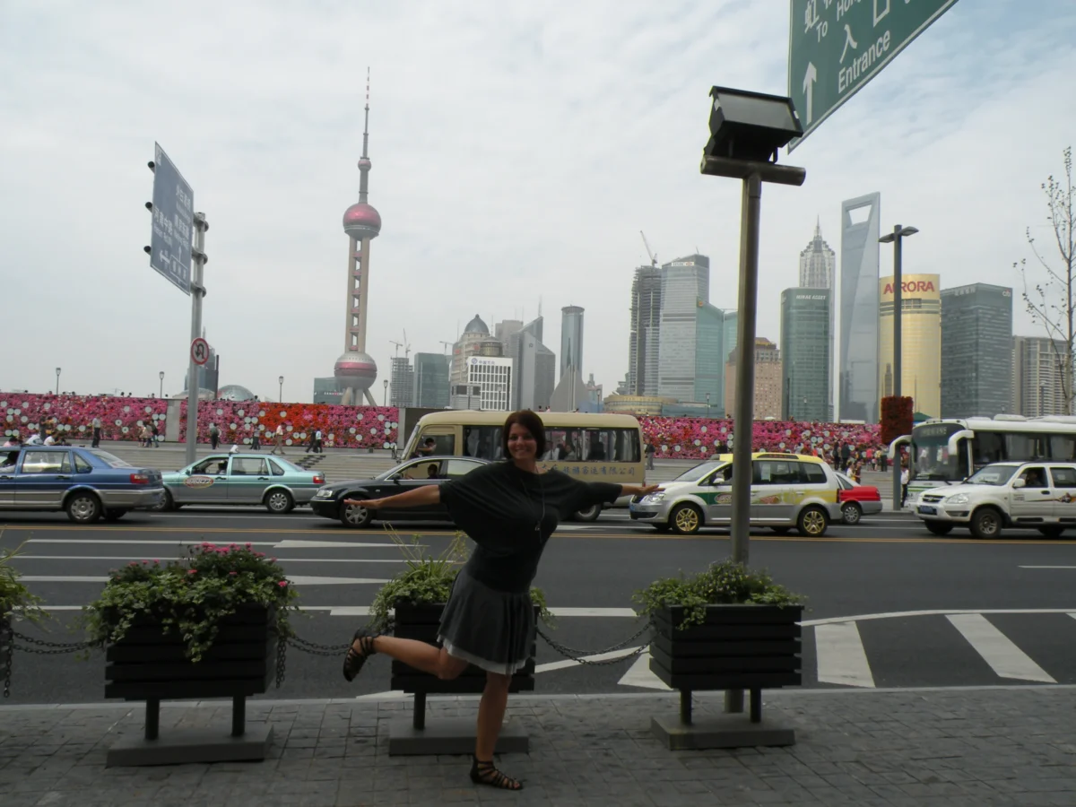 Panoráma štvrte Pudong z Bundu – Šanghaj, Čína