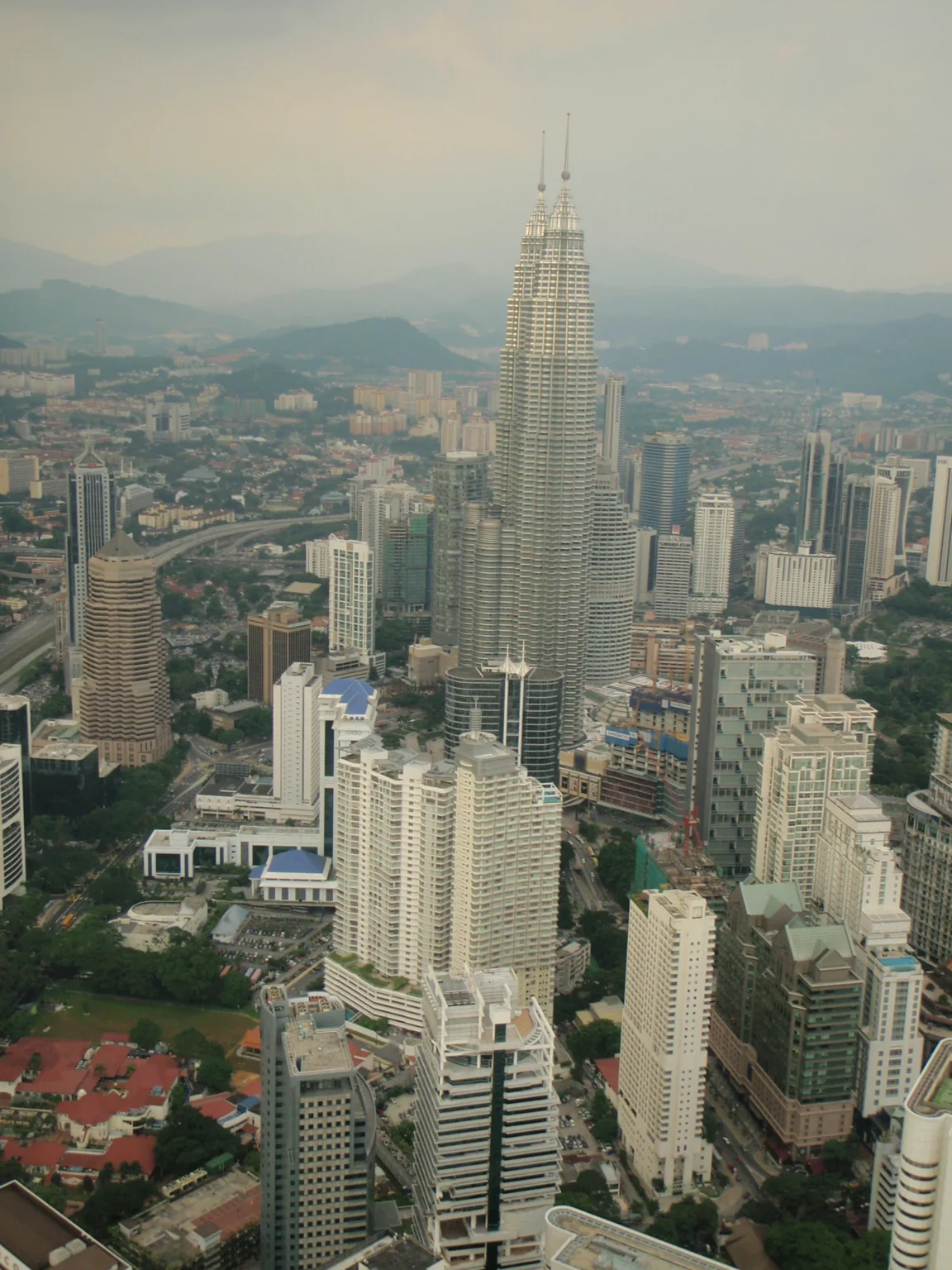 Kuala Lumpur z vtáčej perspektívy – výhľad z KL Tower